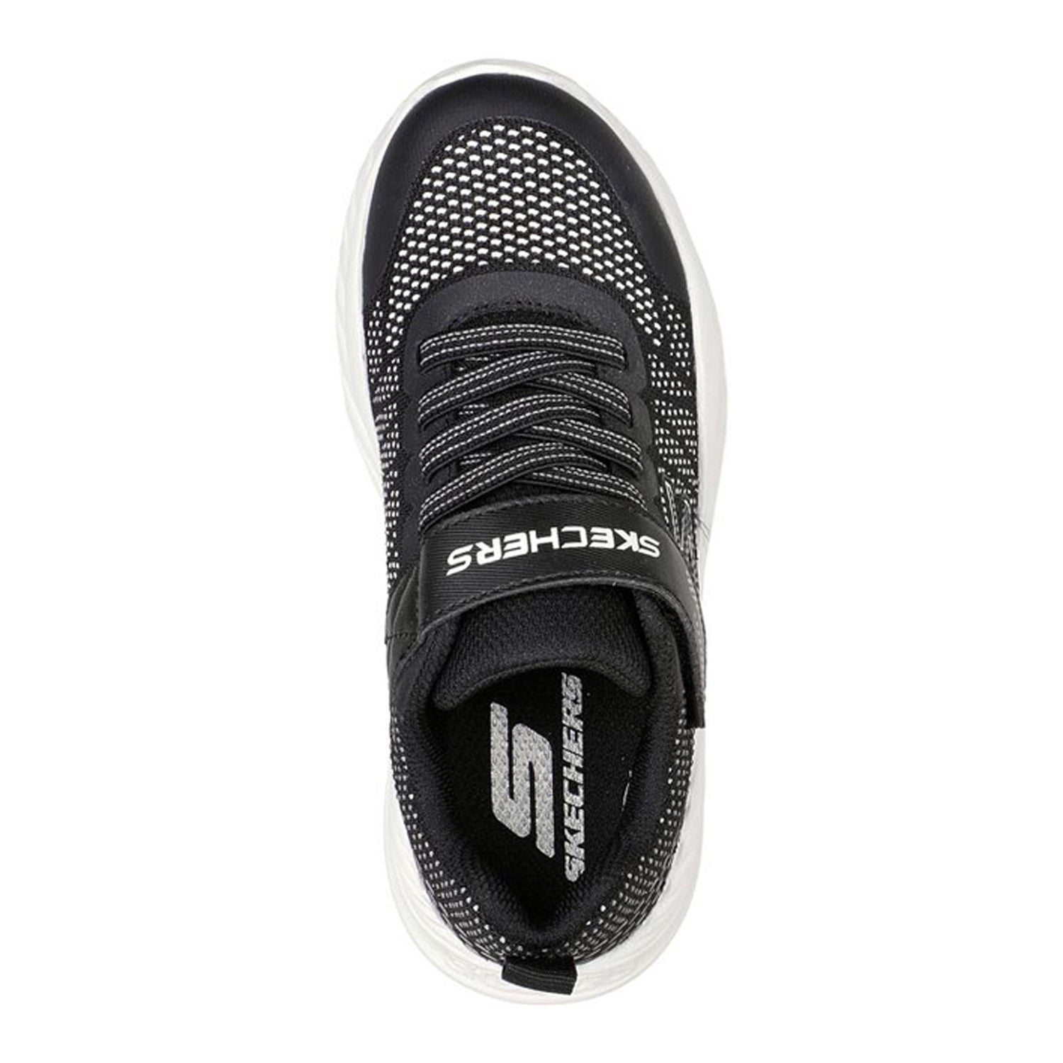 Peltz Shoes  Boy's Skechers Nitro Sprint - Karvo Sneaker - Little Kid & Big Kid BLACK 403753L-BKSL