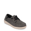 Peltz Shoes  Boy's Skechers Melson Volgo Moc - Little Kid & Big Kid BLACK 405690L-BLK