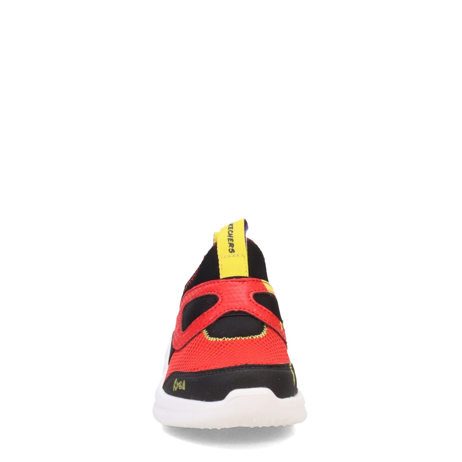 Peltz Shoes  Boy's Skechers Ryan's World Ultra Flex 2.0 Sneaker - Little Kid & Big Kid BLACK RED 406040L-RDBK