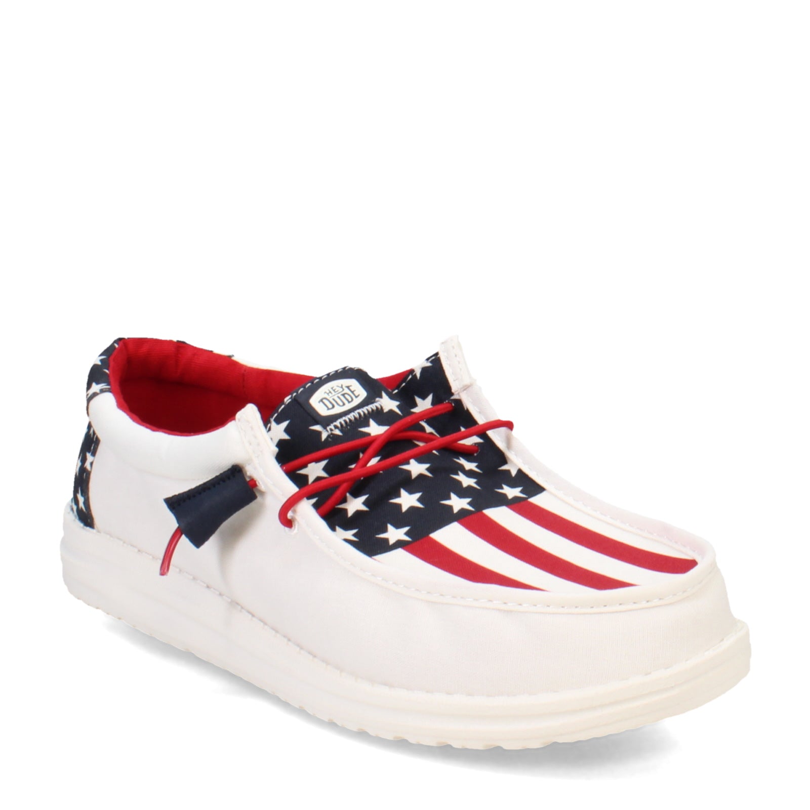 Wally Americana Hey Dude Wally Off White Patriotic Men's Hey Dude