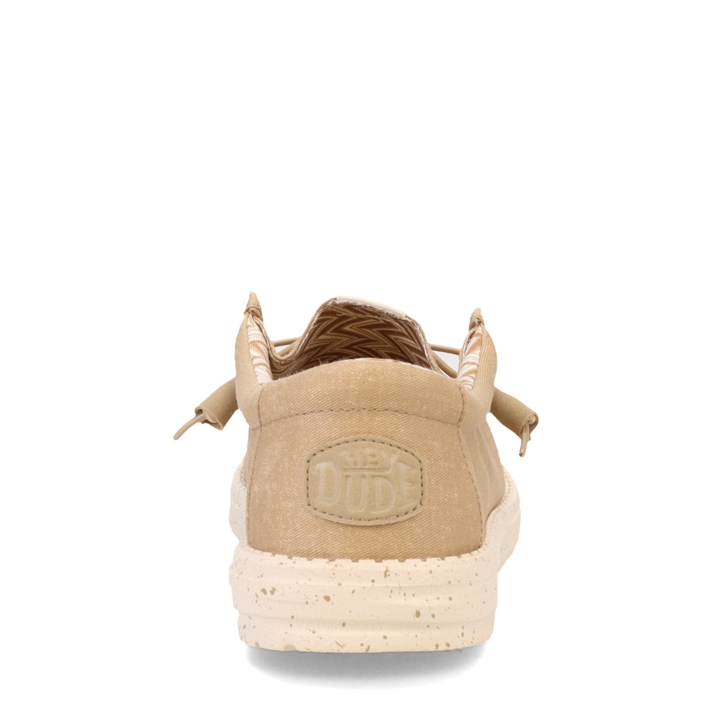 Men's Hey Dude Wally Stretch Canvas Slip-On TAN STRETCH CANVAS 40700-265