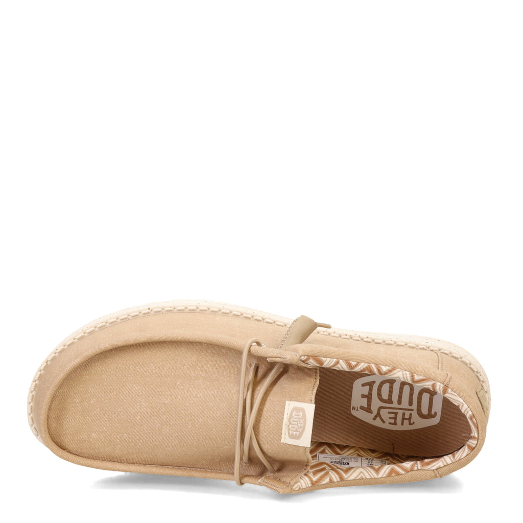 [POS] Men's Hey Dude Wally Stretch Canvas Slip-On TAN STRETCH CANVAS 40700-265-POS