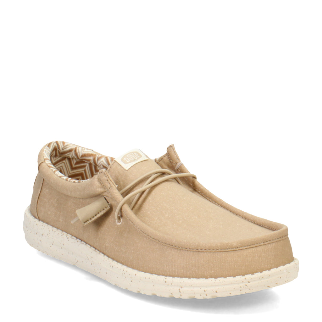 Men's Hey Dude Wally Stretch Canvas Slip-On TAN STRETCH CANVAS 40700-265