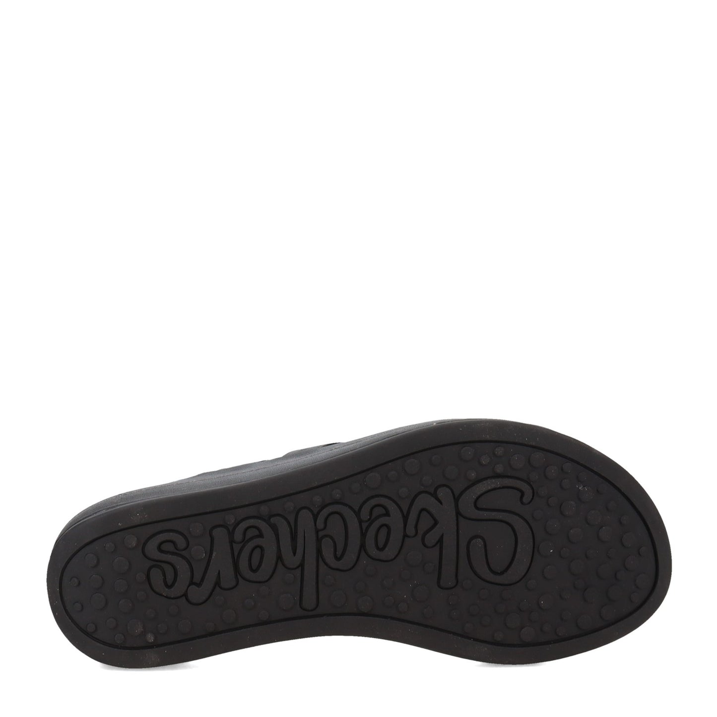 Peltz Shoes  Women's Skechers Upgrades Be Jeweled Thong Sandals BLACK 40899-BLK