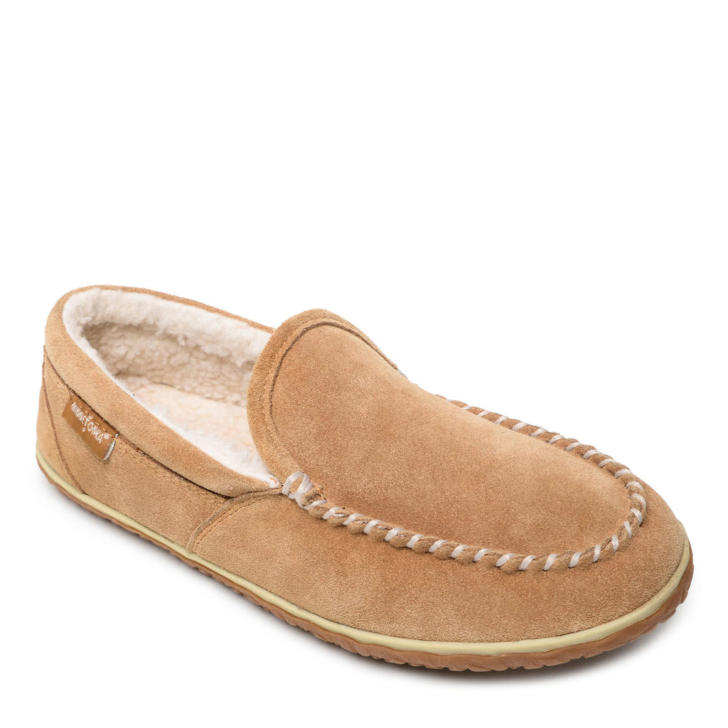 Men's Minnetonka Tilden Slipper - Wide Width CINNAMON 41001W