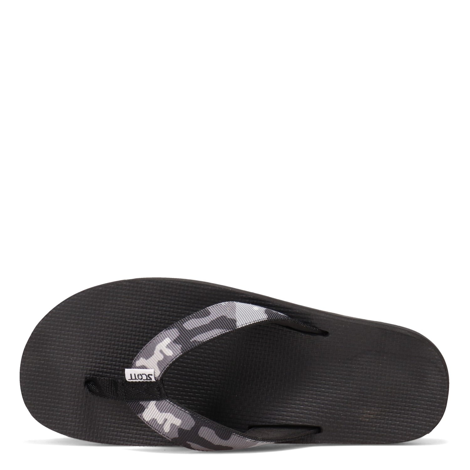 Peltz Shoes  Men's Scott Hawaii Kaikane Sandal BLACK CAMO 4125-BLACKCAMO