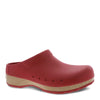 Peltz Shoes  Women's Dansko Kane Clog Red 4145-046800