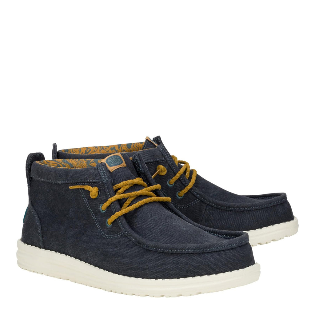 Men's Hey Dude, Wally Mid Waxed Canvas Boot