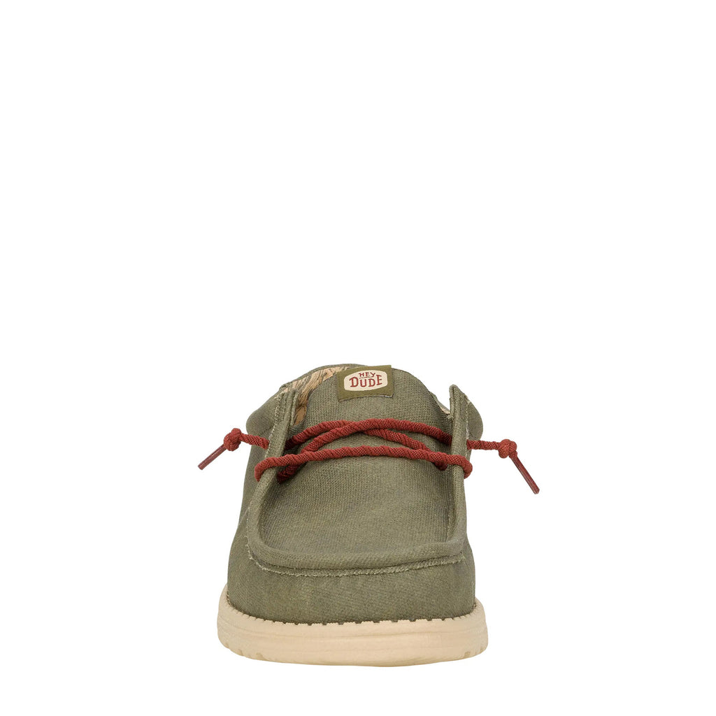 Men's Hey Dude, Wally Waxed Canvas Slip-On