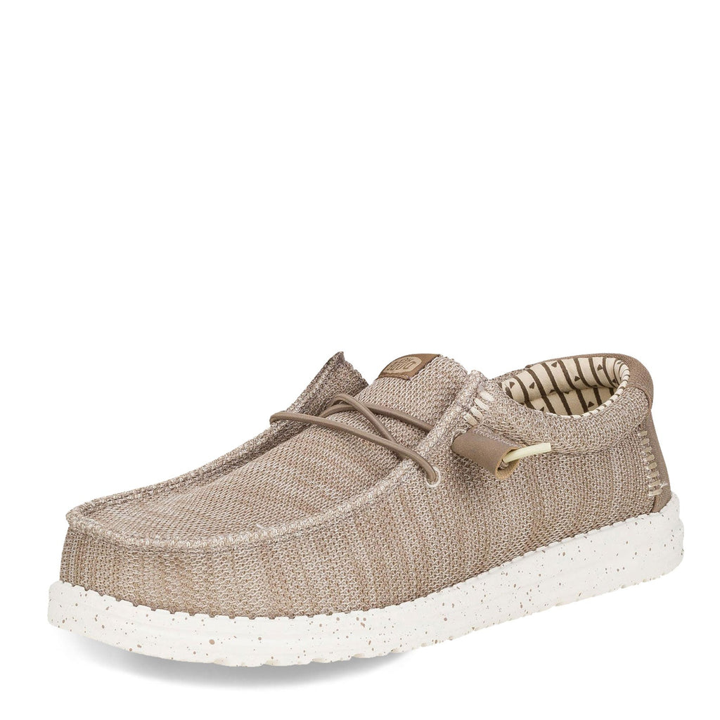 Men's Hey Dude Wally Stretch Sox Slip-On TAN 41898-265