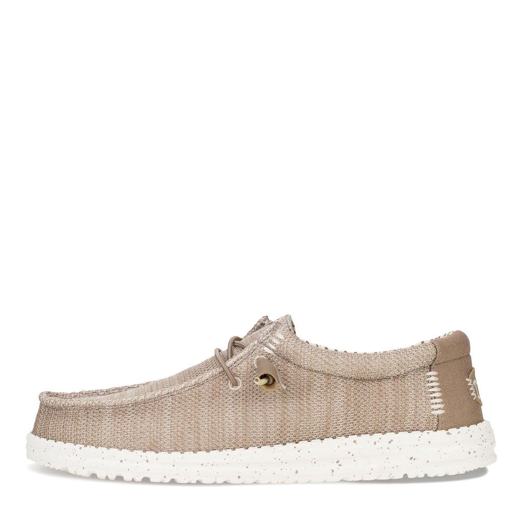 Men's Hey Dude Wally Stretch Sox Slip-On TAN 41898-265