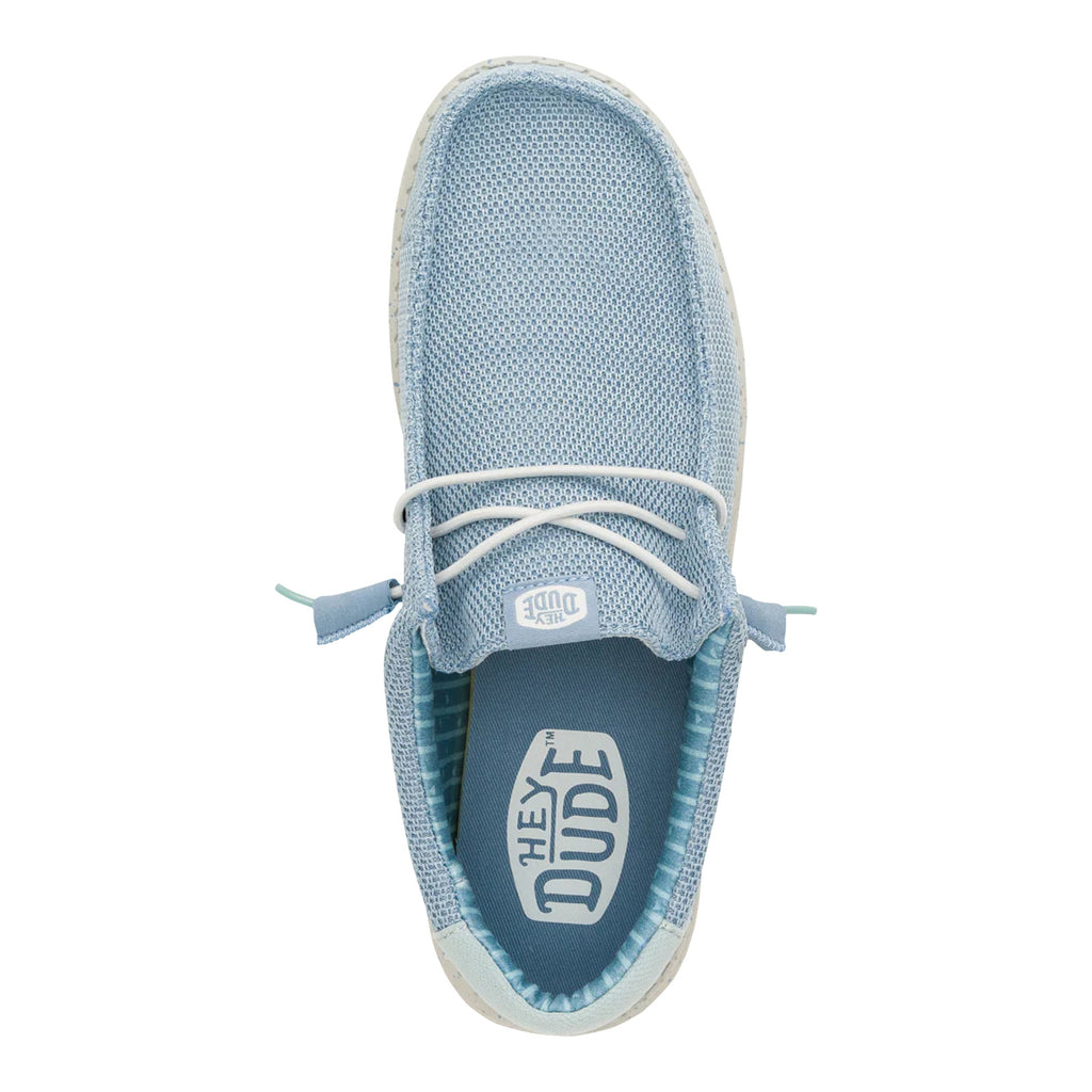 Men's Hey Dude Wally Stretch Sox Slip-On CLOUD BLUE/COCONUT/PORTABELLA 41898-4TS