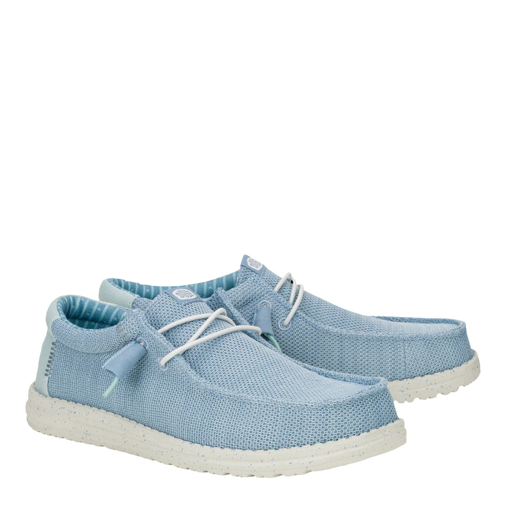 Men's Hey Dude Wally Stretch Sox Slip-On CLOUD BLUE/COCONUT/PORTABELLA 41898-4TS