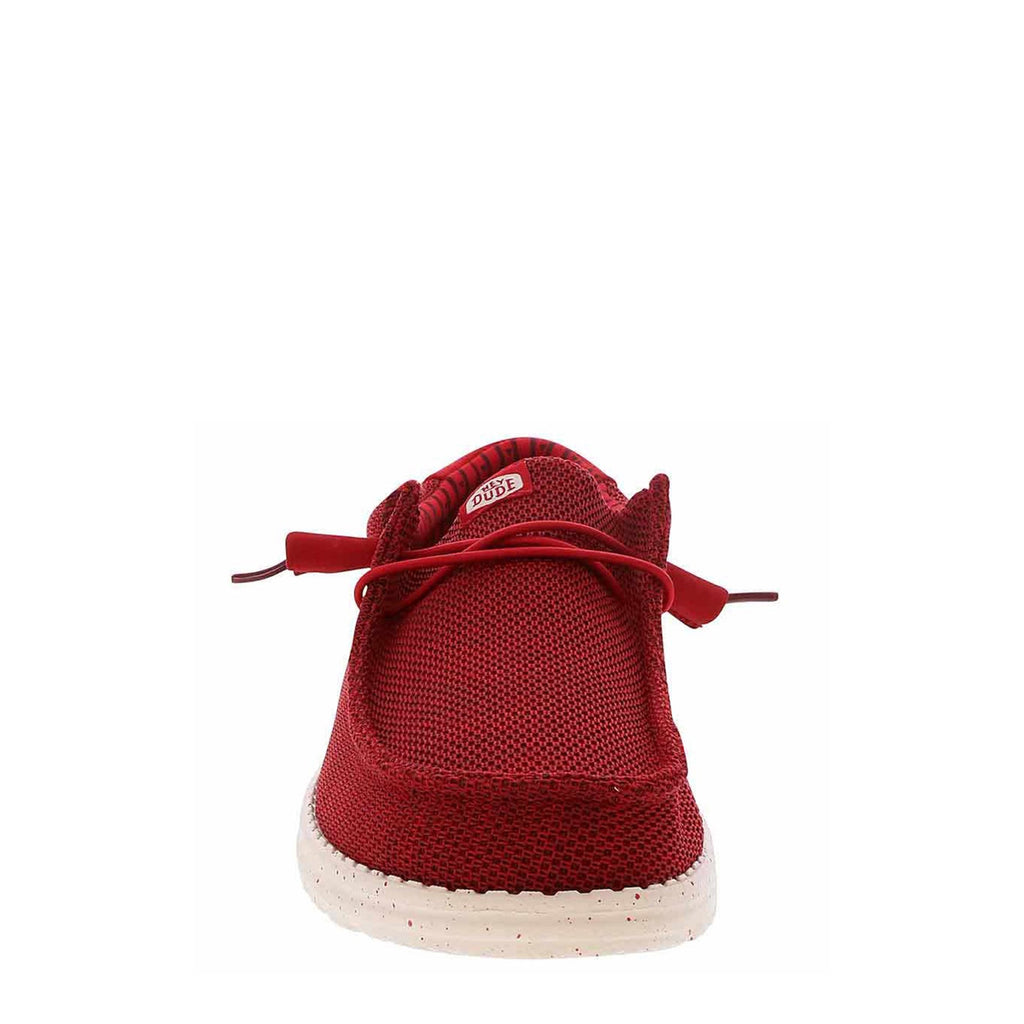 Men's Hey Dude Wally Stretch Sox Slip-On RED 41898-610