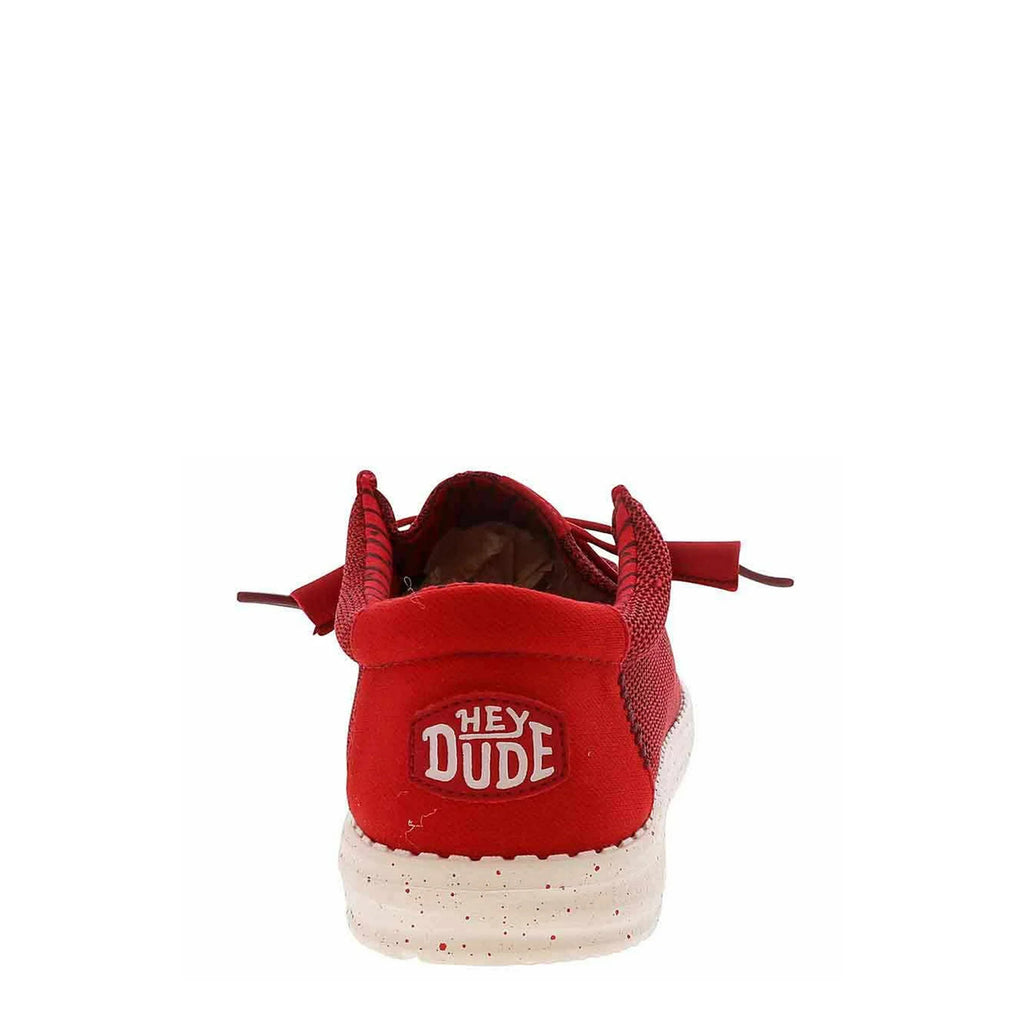 Men's Hey Dude Wally Stretch Sox Slip-On RED 41898-610