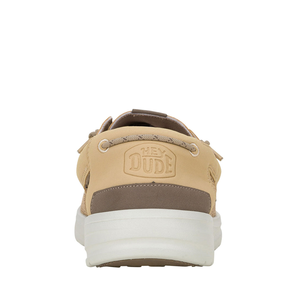 Men's Hey Dude Welsh Grip Boat Shoe BEIGE 43154-0NW