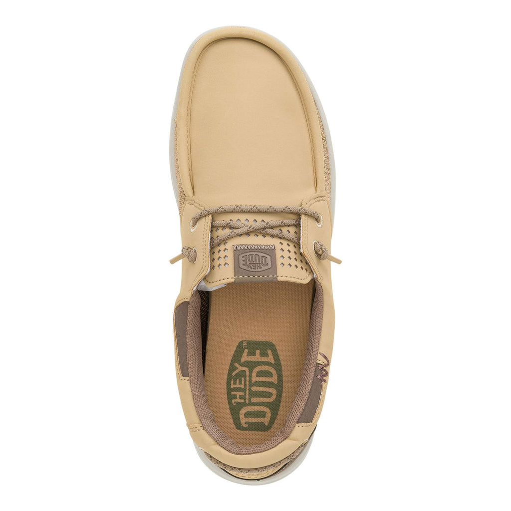 Men's Hey Dude Welsh Grip Boat Shoe BEIGE 43154-0NW