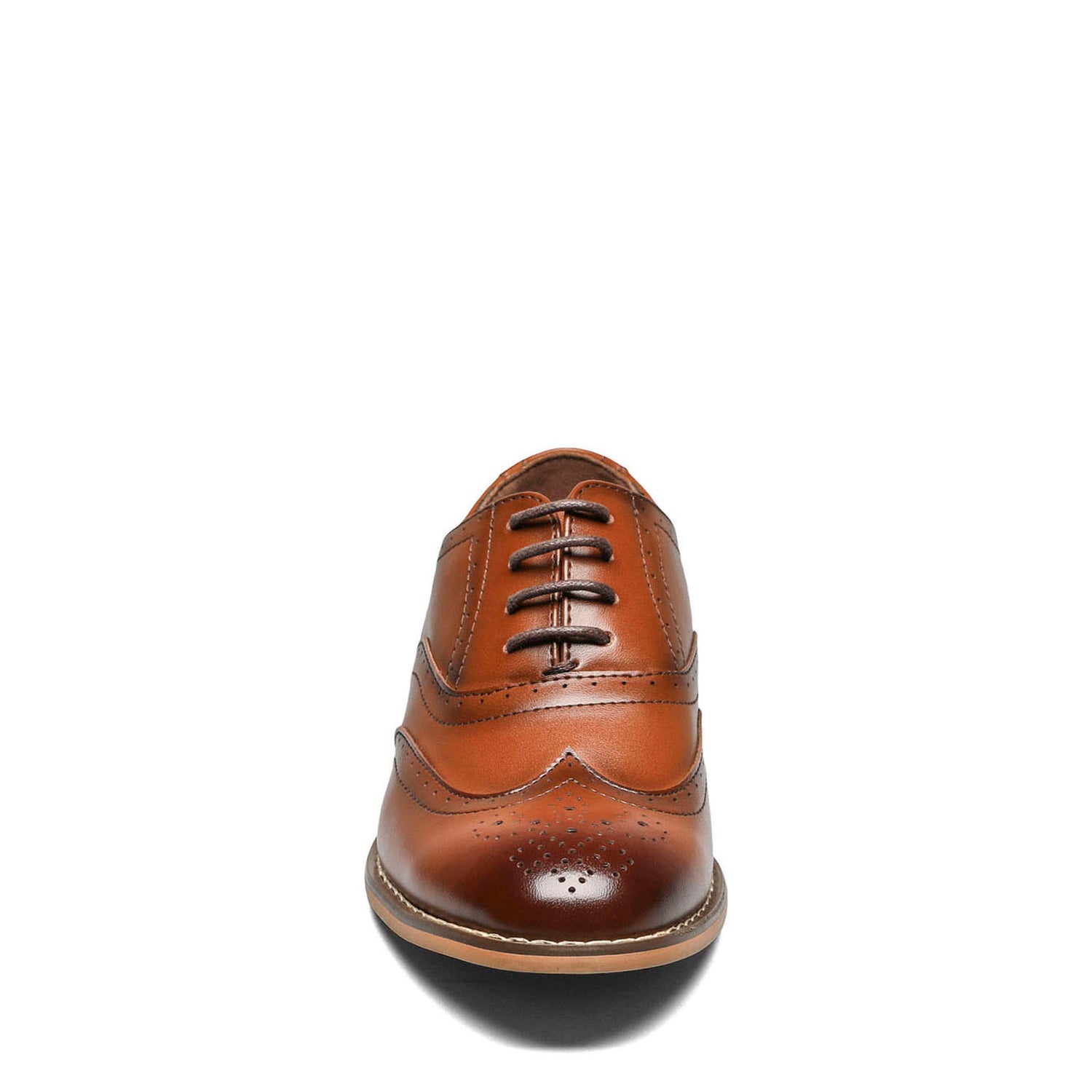Peltz Shoes  Boy's Stacy Adams Dunbar Oxford – Little Kid & Big Kid cognac 43419-221