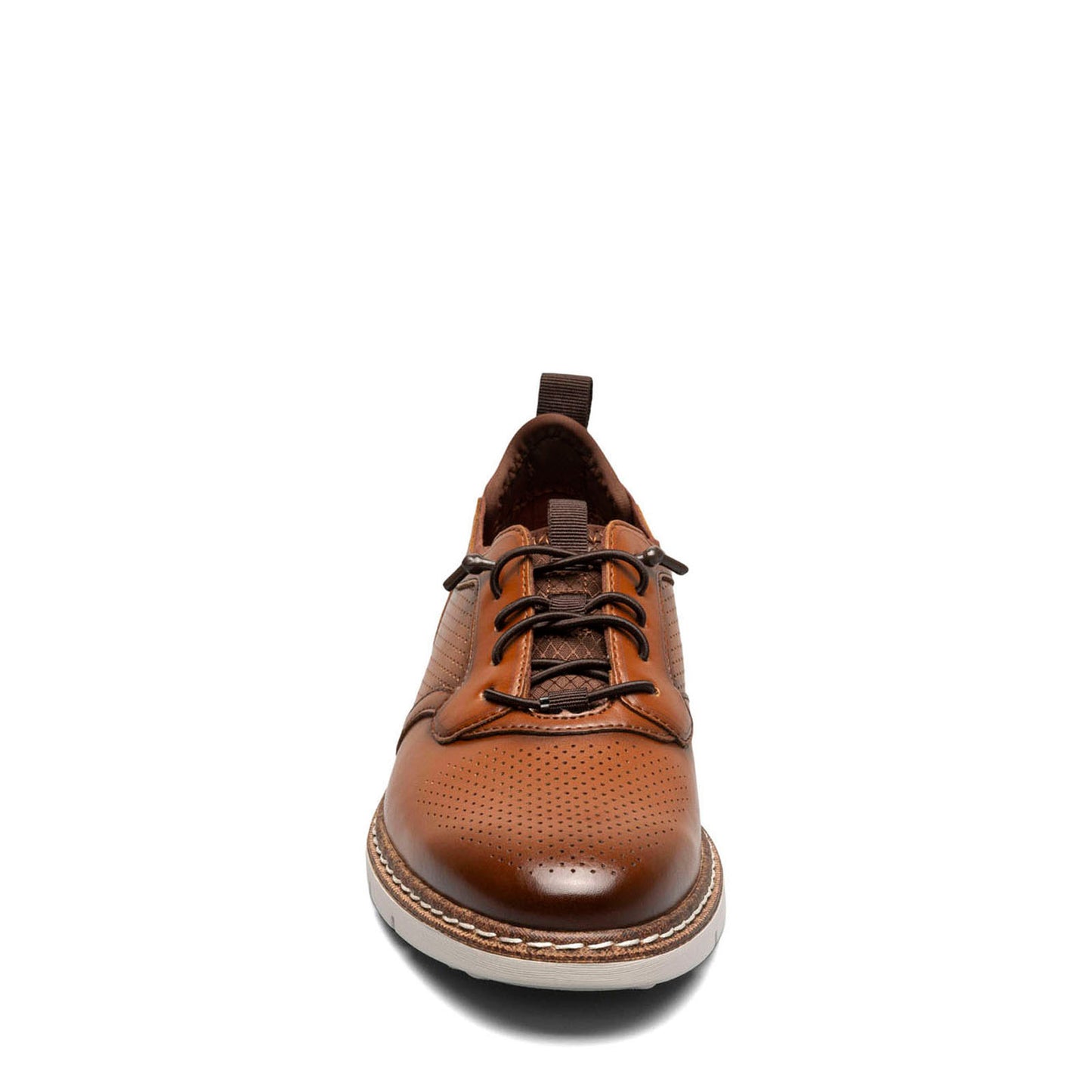 Peltz Shoes  Boy's Stacy Adams Sync Oxford – Little Kid & Big Kid cognac 43445-221