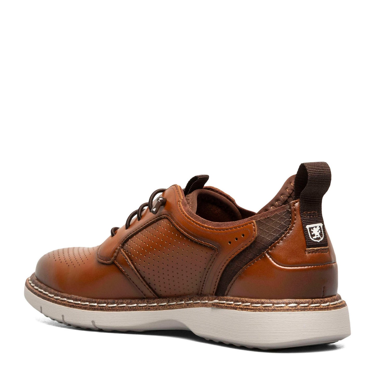 Peltz Shoes  Boy's Stacy Adams Sync Oxford – Little Kid & Big Kid cognac 43445-221