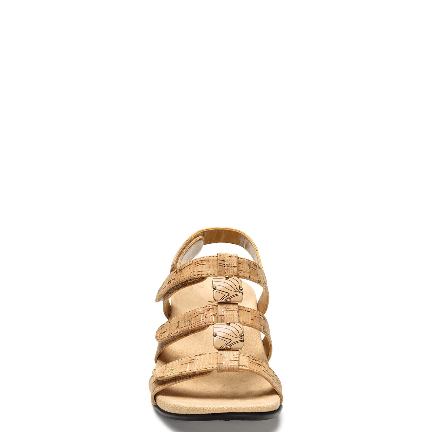 Peltz Shoes  Women's Vionic Amber Sandal GOLD CORK 44AMBER-GLDCRK