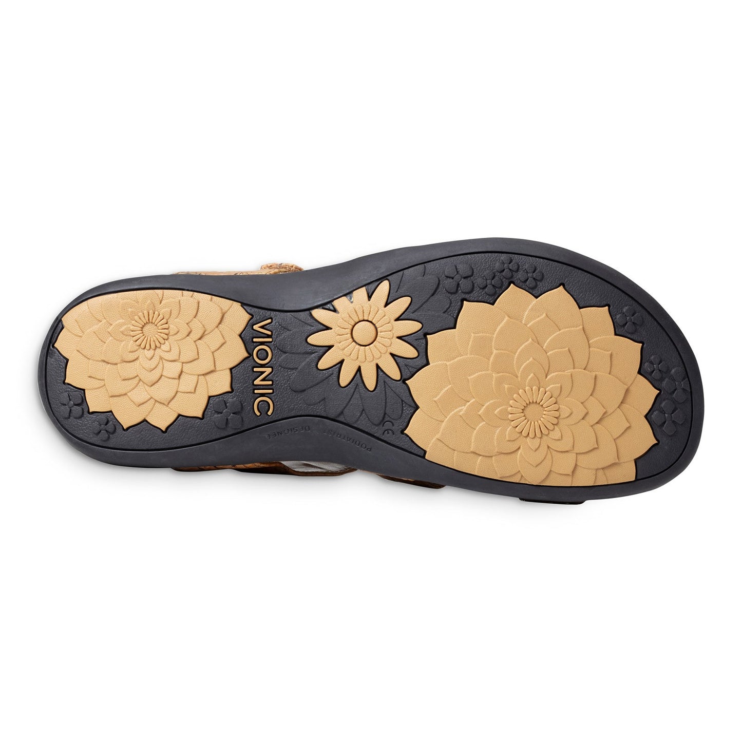 Peltz Shoes  Women's Vionic Amber Sandal GOLD CORK 44AMBER-GLDCRK