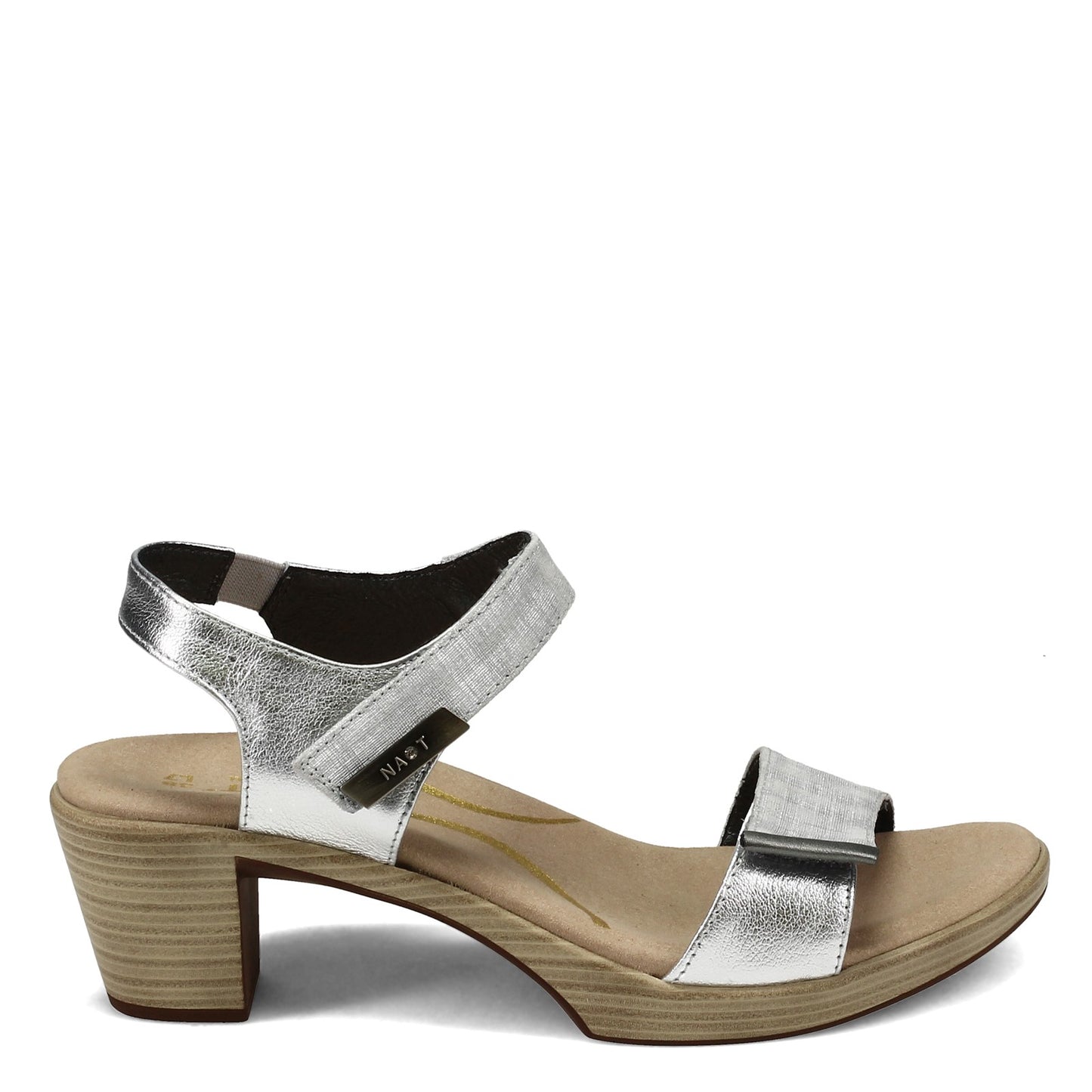 Peltz Shoes  Women's Naot Intact Sandal GREY SILVER 44107-NTC