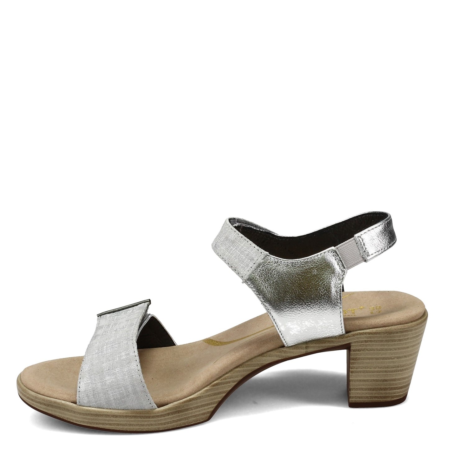 Peltz Shoes  Women's Naot Intact Sandal GREY SILVER 44107-NTC