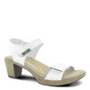 Peltz Shoes  Women's Naot Intact Sandal WHITE PEARL 44107-WBW