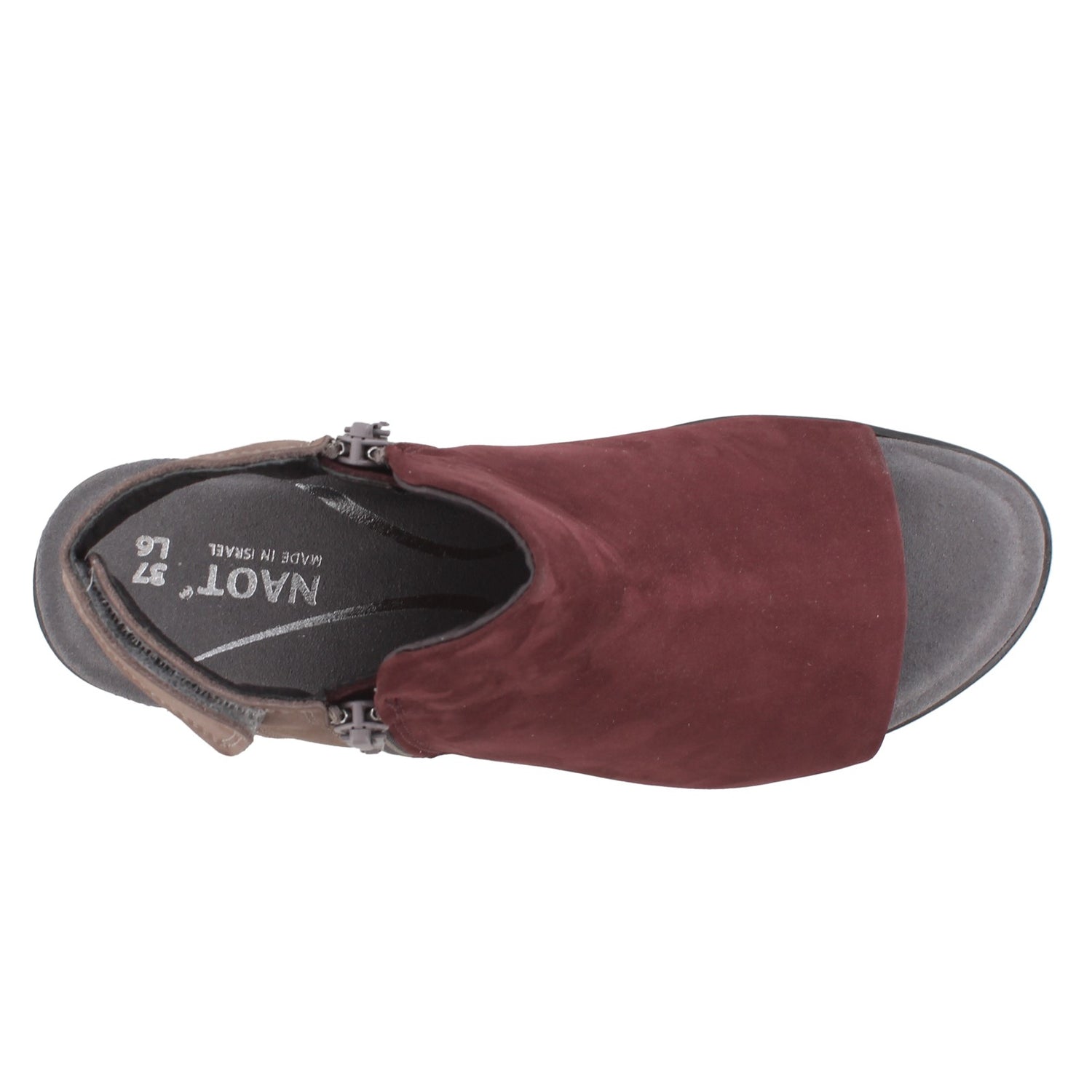 Peltz Shoes  Women's Naot Favorite Mid Heel Sandals VIOLET 44128-RBT