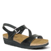 Peltz Shoes  Women's Naot Pamela Sandal Black Madras 4421-030