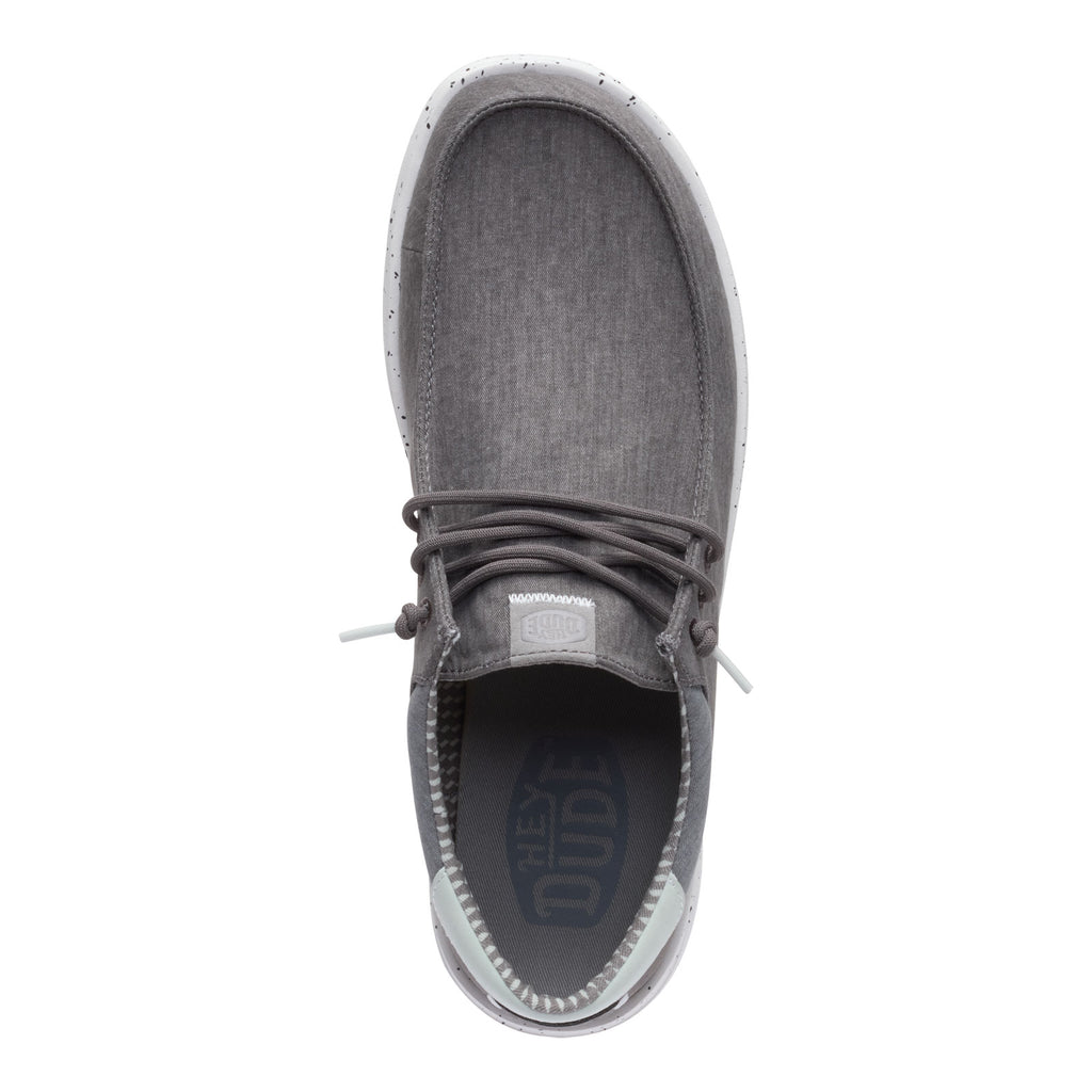 Men's Hey Dude Paul Washed Slip-On GRANITE 44290-1VT