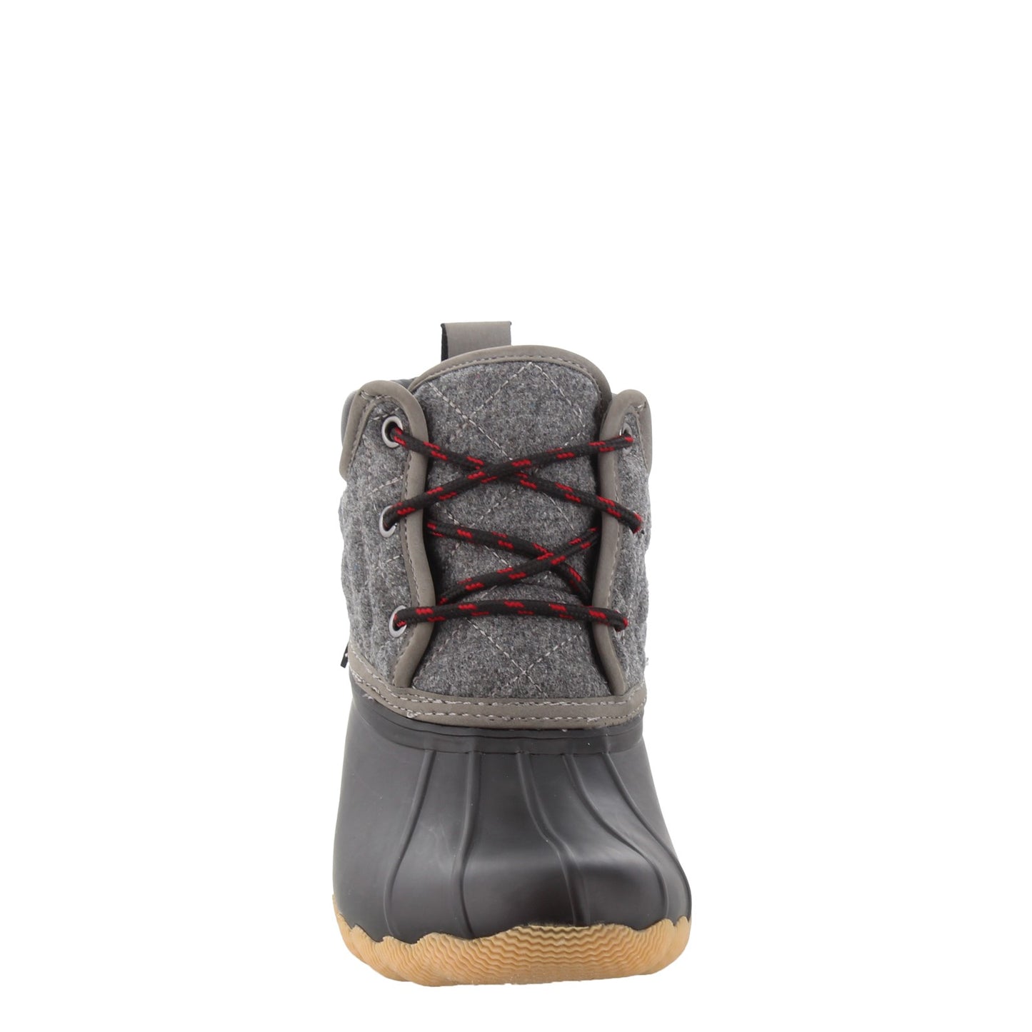 Peltz Shoes  Women's Skechers Pond - Lil Puddles Duck Boot Black/Charcoal 44376-BKCC