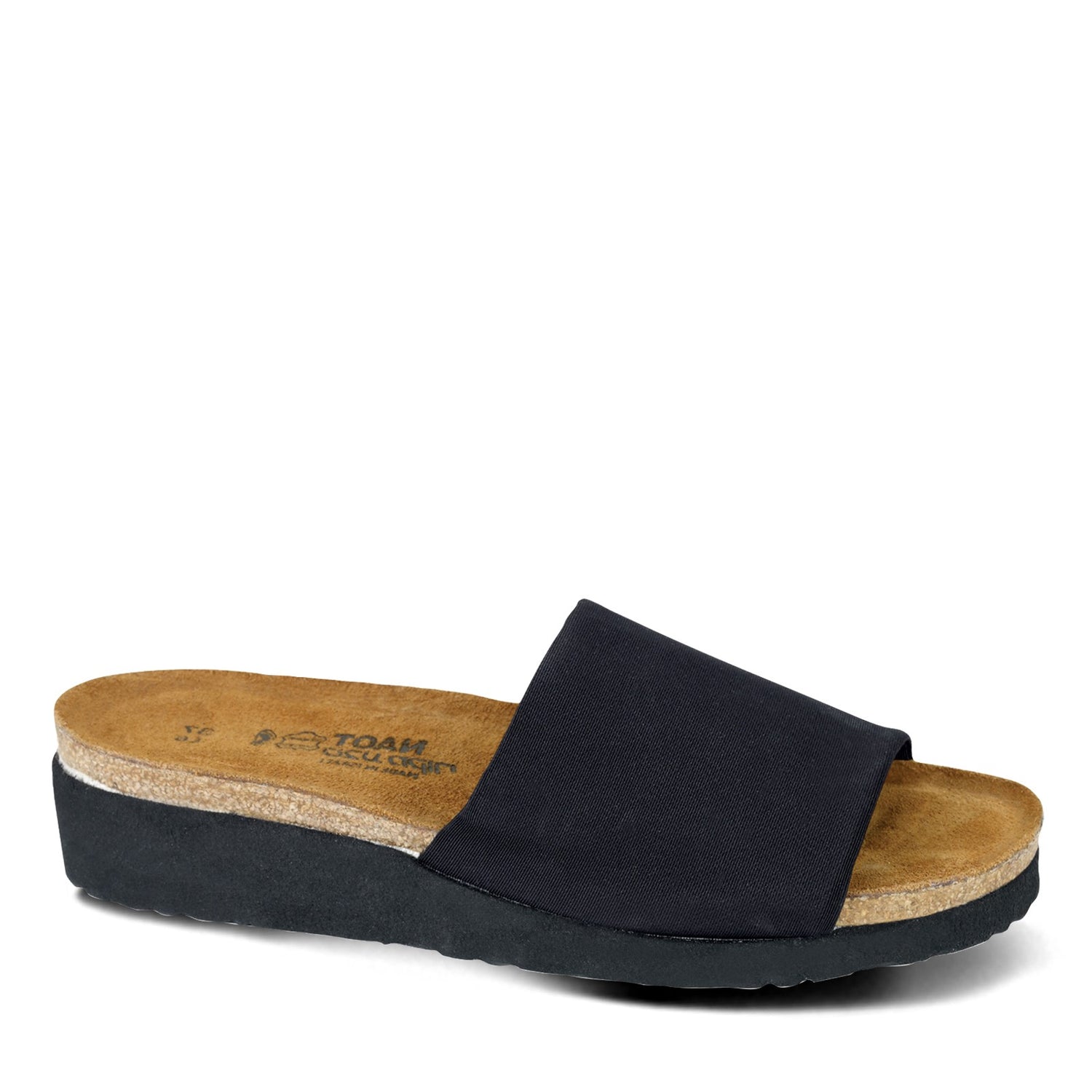 Peltz Shoes  Women's Naot Alana Slide Sandal BLACK 4447-902