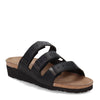 Peltz Shoes  Women's Naot Madelyn Sandal BLACK SILVER 4468-NPD
