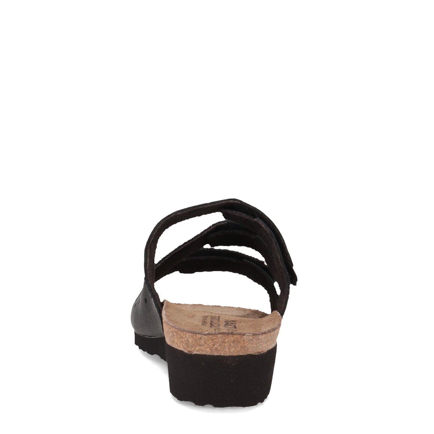 Peltz Shoes  Women's Naot Madelyn Sandal BLACK SILVER 4468-NPD