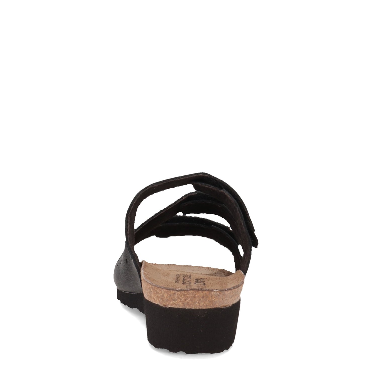 Peltz Shoes  Women's Naot Madelyn Sandal BLACK SILVER 4468-NPD