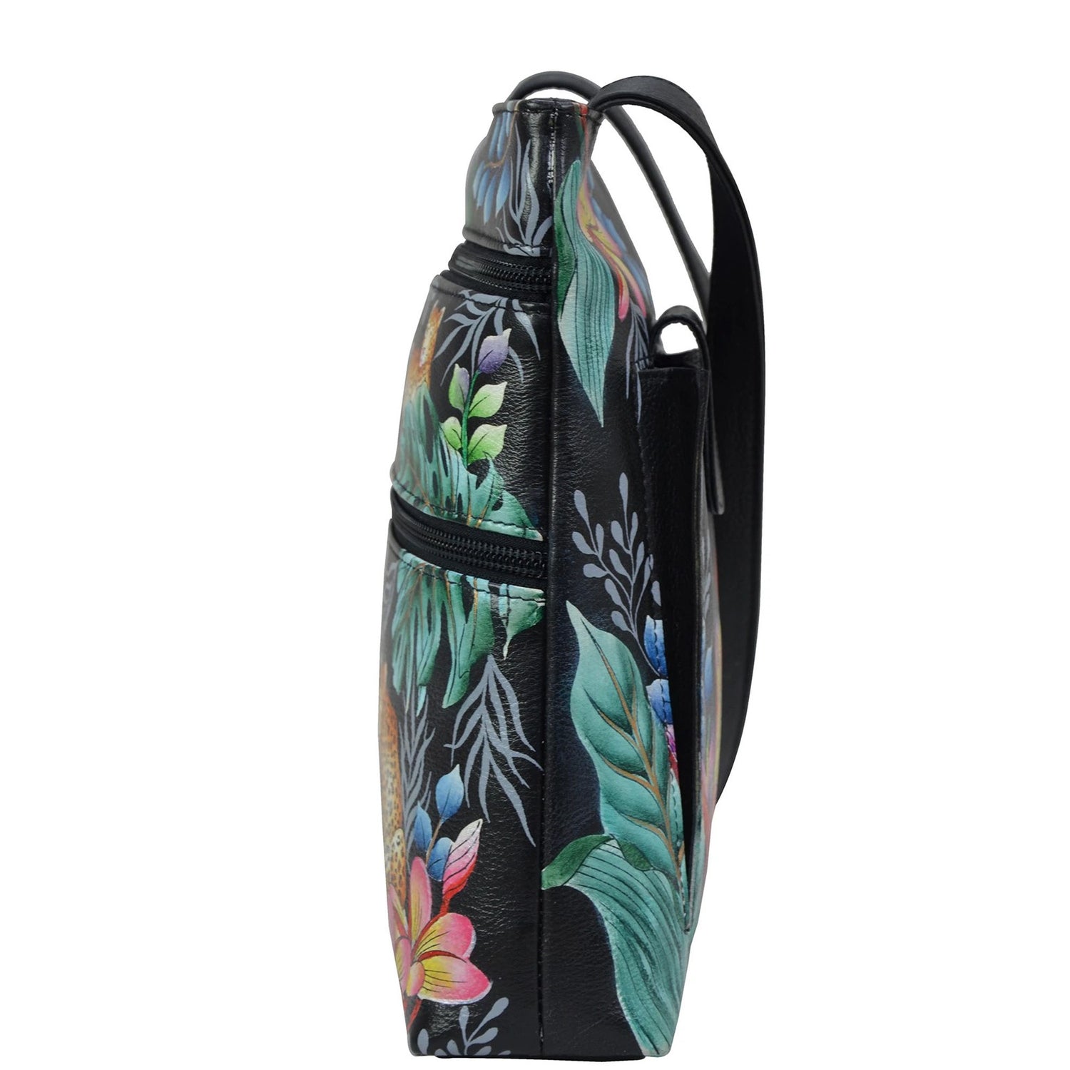 Peltz Shoes  Anuschka Small Travel Companion JUNGLE QUEEN 447-JQN