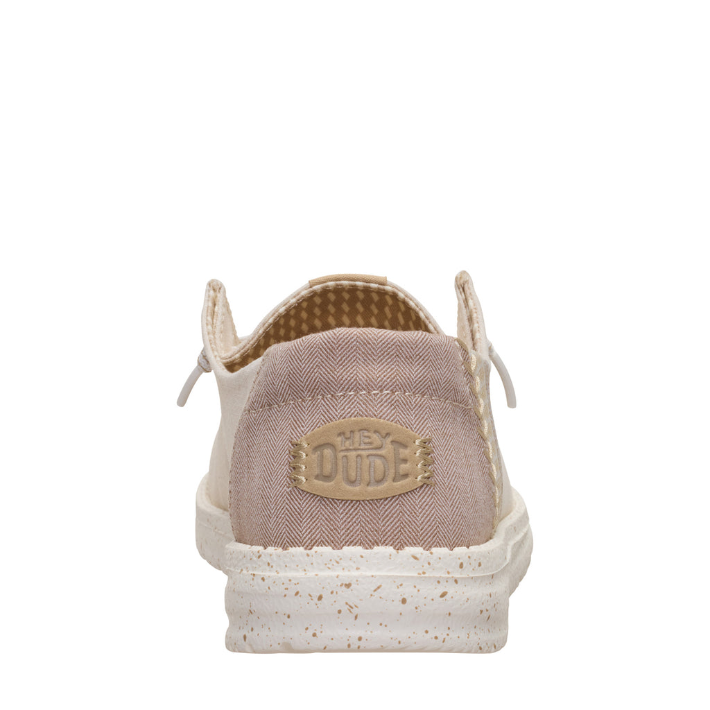 Women's Hey Dude Wendy Slip-On BRUSHED LINEN TAN 44709-265
