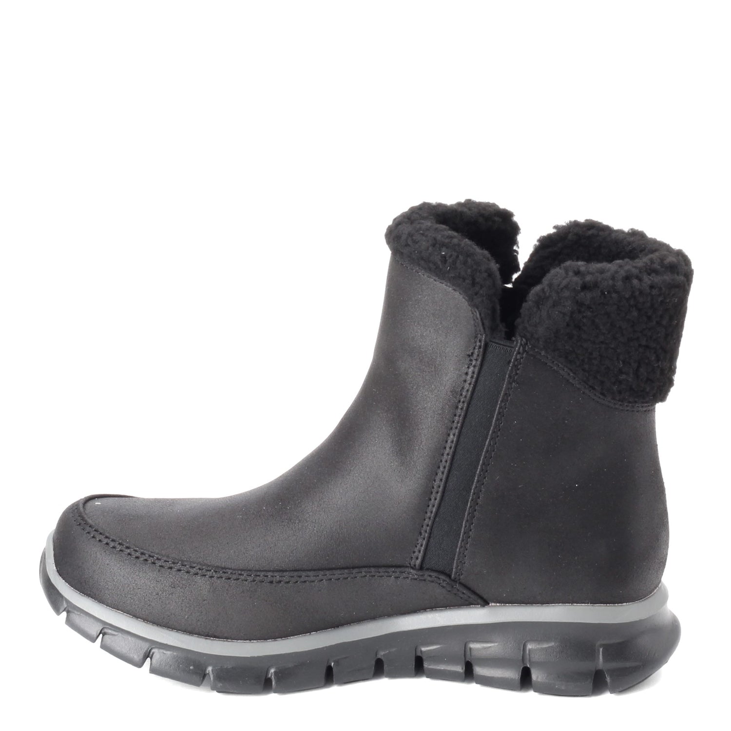 Peltz Shoes  Women's Skechers Synergy - Collab Boot Black 44779-BBK