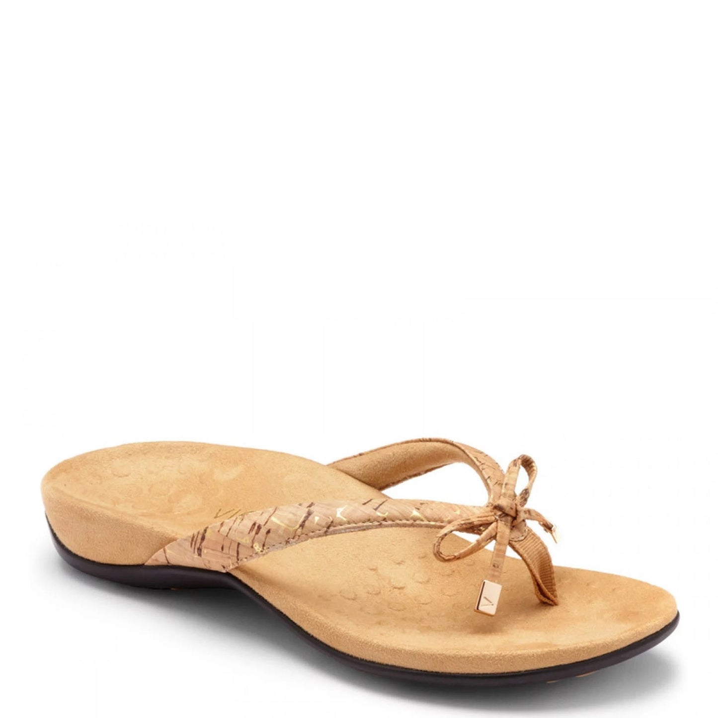 Peltz Shoes  Women's Vionic Bella II Sandal CORK GOLD 44BELLAII GLDCR