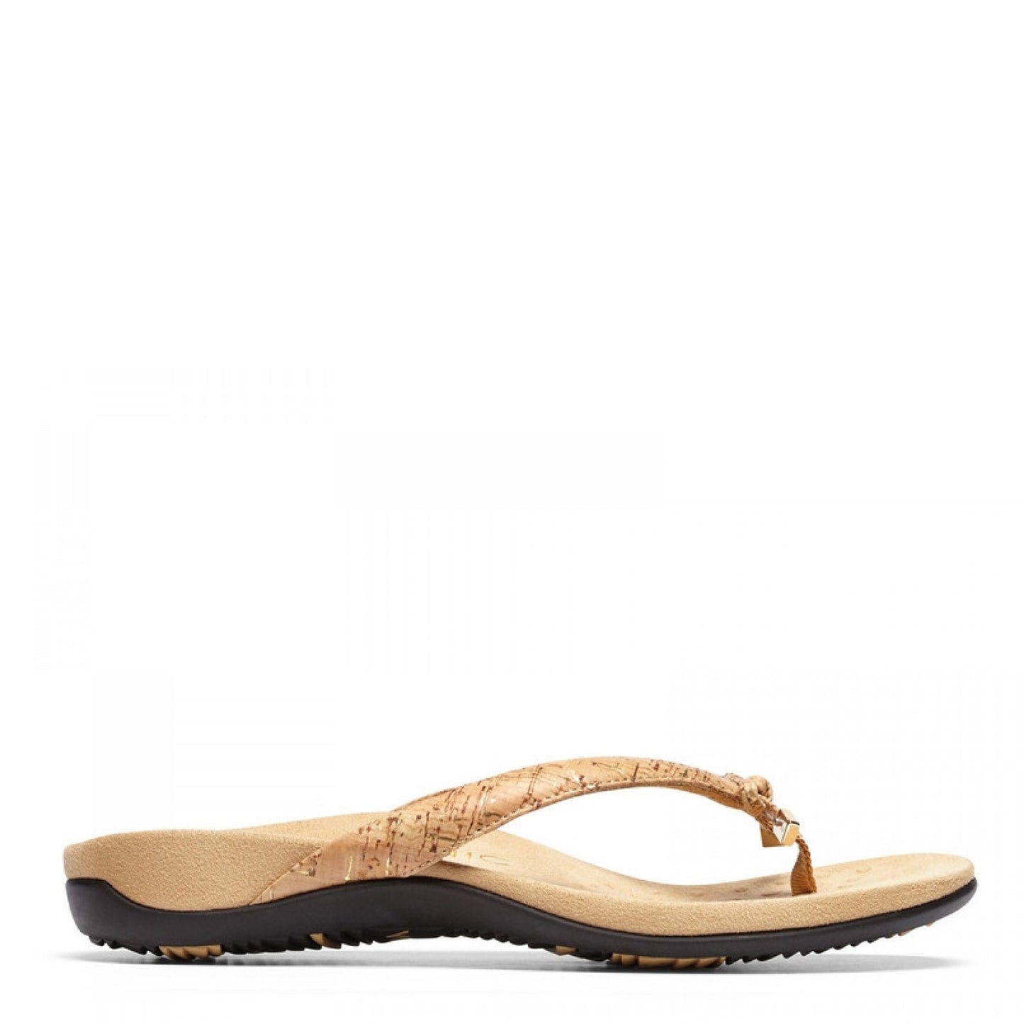Peltz Shoes  Women's Vionic Bella II Sandal CORK GOLD 44BELLAII GLDCR