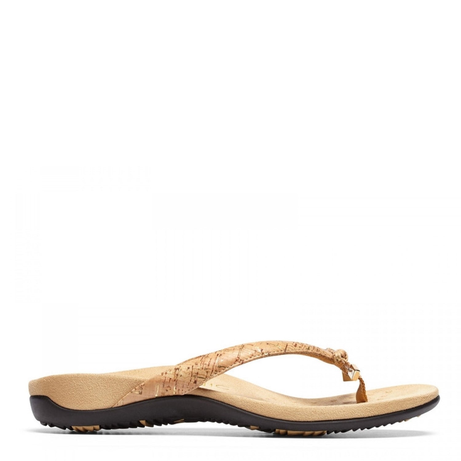 Peltz Shoes  Women's Vionic Bella II Sandal CORK GOLD 44BELLAII GLDCR