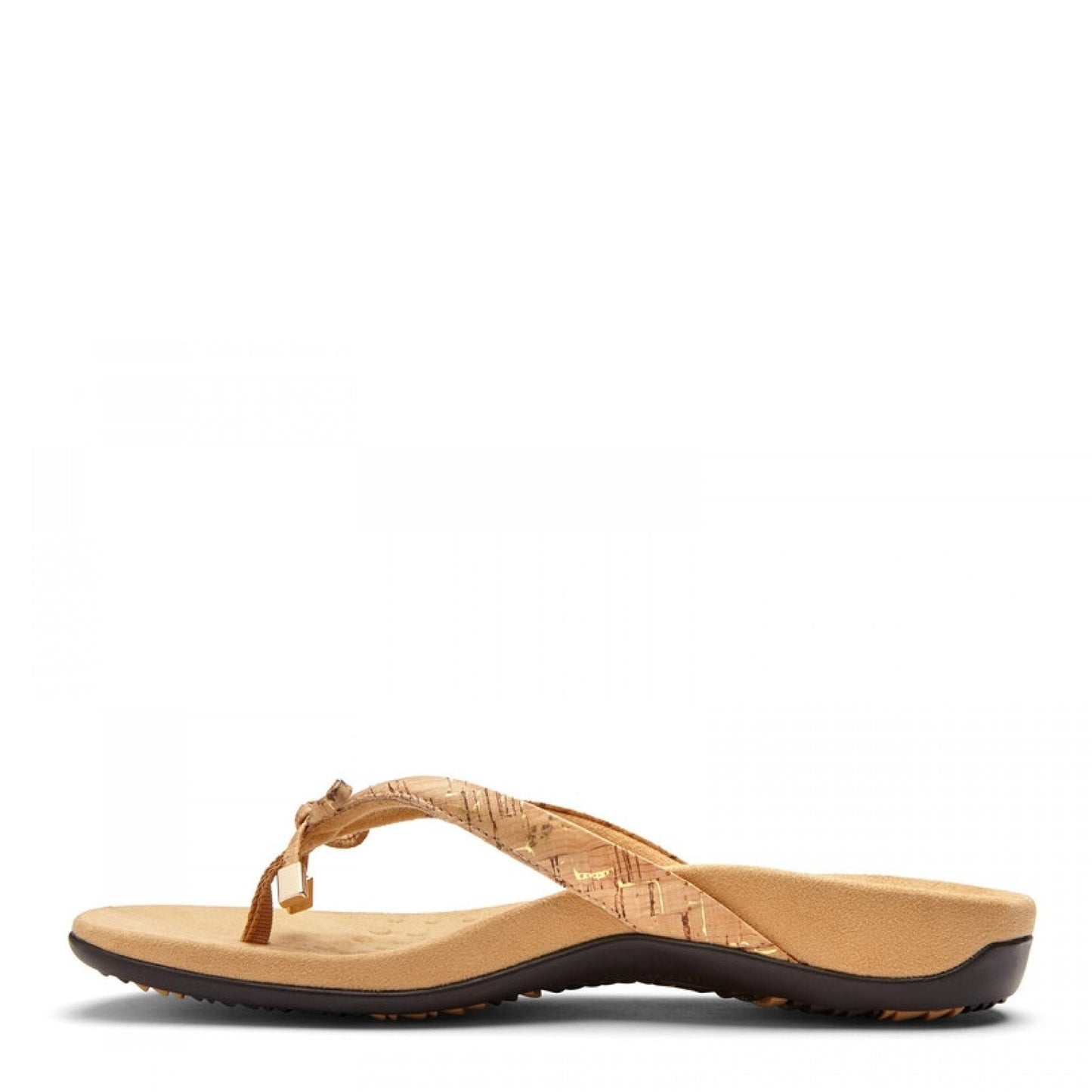 Peltz Shoes  Women's Vionic Bella II Sandal CORK GOLD 44BELLAII GLDCR