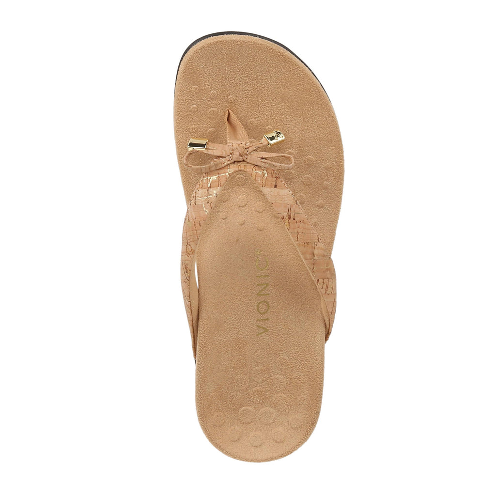 Women's Vionic Bella II Sandal CORK GOLD 44BELLAII GLDCR