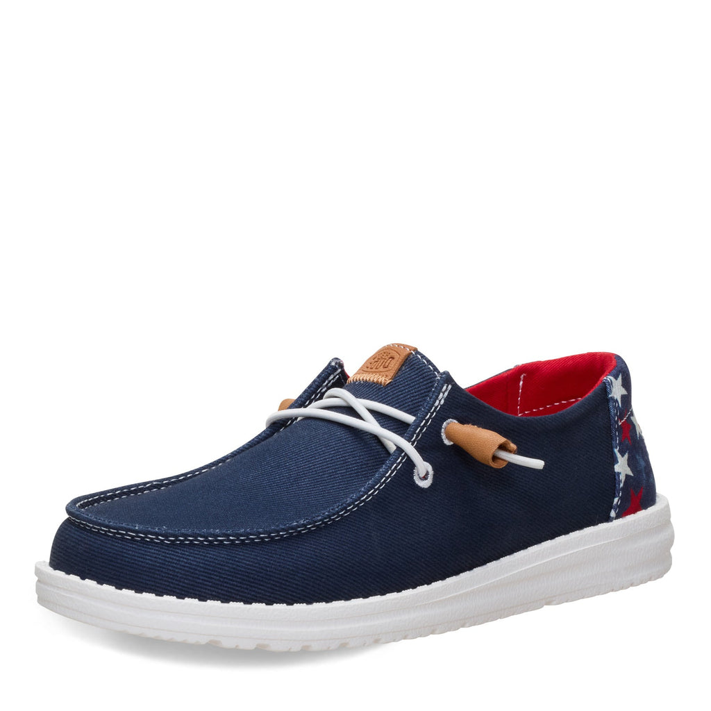 Women's Hey Dude Wendy Slip-On NAVY AMERICANA 45416-4HQ