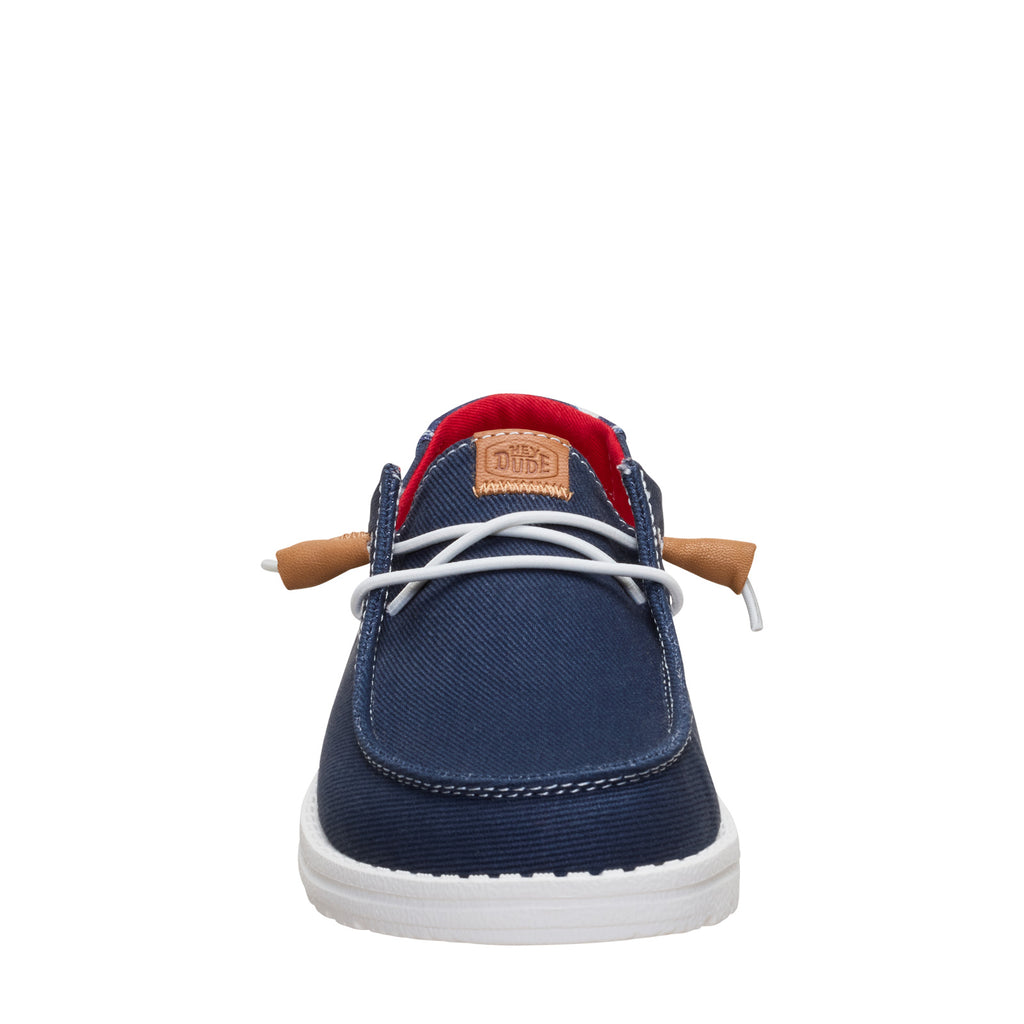 Women's Hey Dude Wendy Slip-On NAVY AMERICANA 45416-4HQ