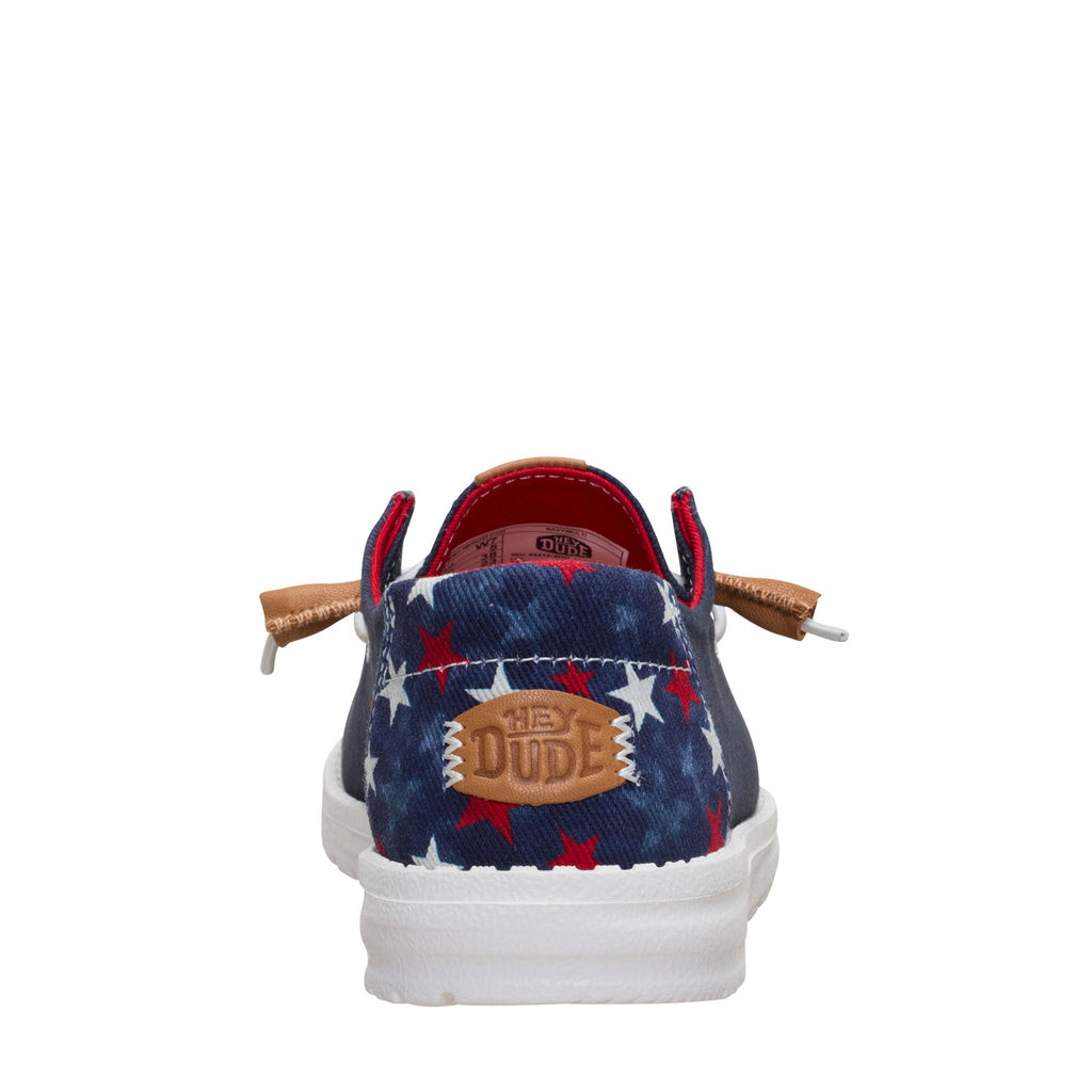 Women's Hey Dude Wendy Slip-On NAVY AMERICANA 45416-4HQ