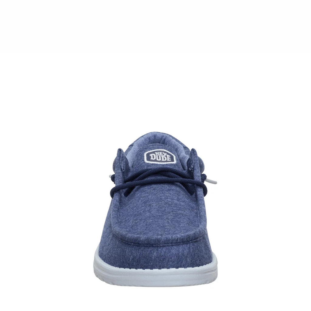 Men's Hey Dude Wally Stretch Slip-On NAVY JERSEY 45433-410