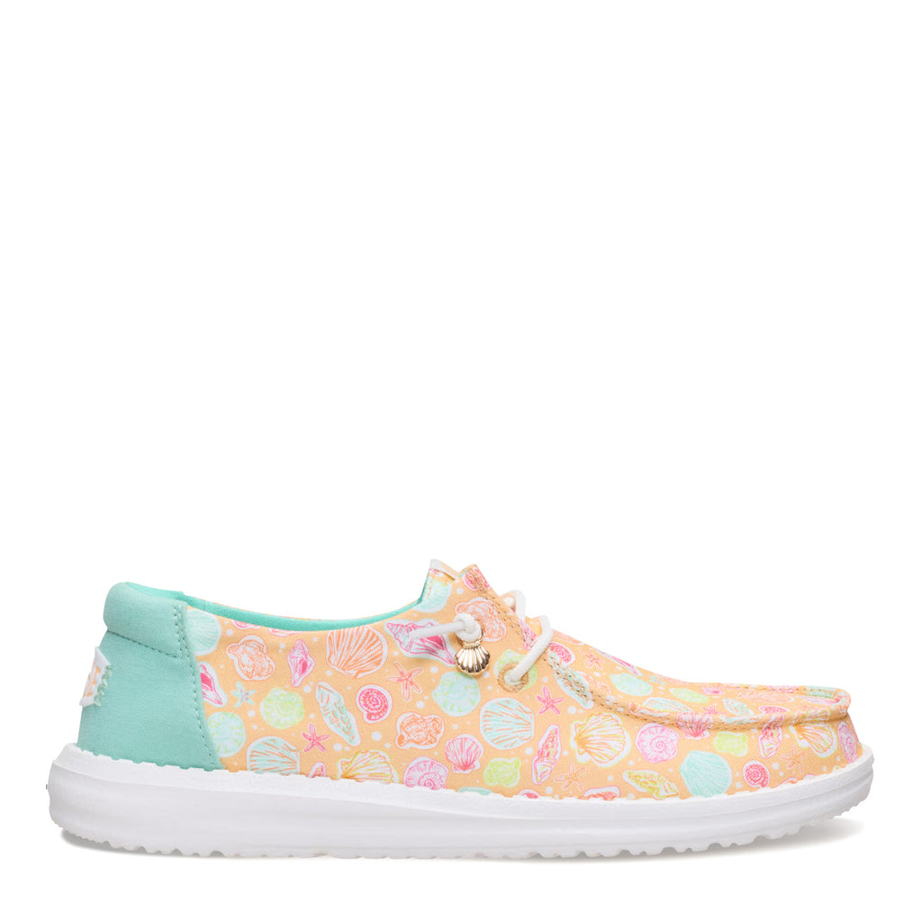 Women's Hey Dude Wendy Slip-On PEACH SEASHELLS 45691-85X